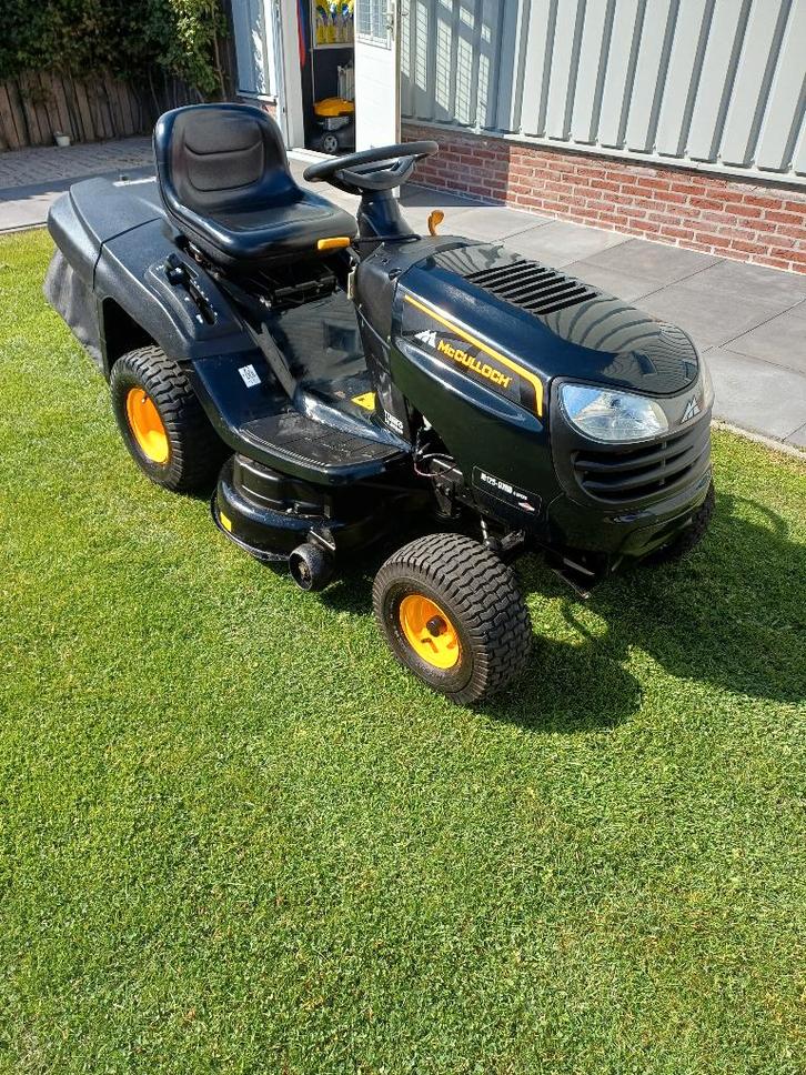 MC Culloch (husqvarna) m125/97RB 12,5pk B&S, uitz Netjes!, Tuin en Terras, Grasmaaiers, Gebruikt, 50 cm of meer, Elektrische starter