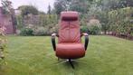 Prominent E-100 Sta-op-stoel, leer - Zo goed als nieuw!, Huis en Inrichting, Fauteuils, Ophalen, 75 tot 100 cm, Zo goed als nieuw