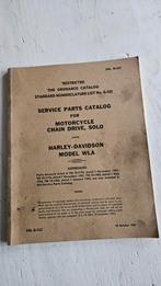 Parts boek harley WLA, Ophalen of Verzenden, Harley-Davidson of Buell