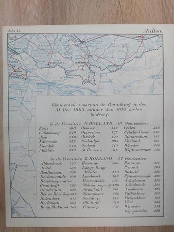 27 / Aalten / Dinxperlo/ Lobith/ Aerdt /. Litho 1885 beschikbaar voor biedingen