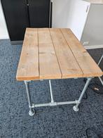 Jorg steigerhout tafel, Huis en Inrichting, 60 cm of meer, Zo goed als nieuw, Hout, Ophalen