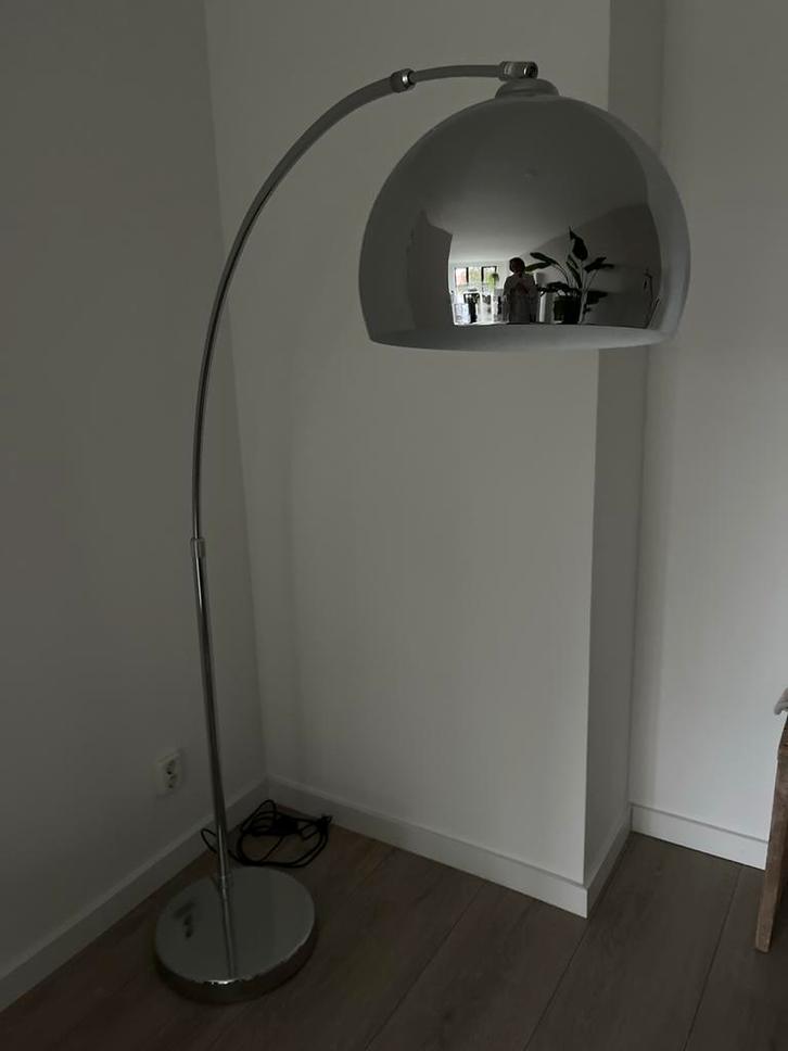 Uitschuifbare vloerlamp, Huis en Inrichting, Lampen | Vloerlampen, Gebruikt, 150 tot 200 cm, Metaal, Ophalen