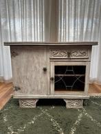Dressoir kast (white wash, geverfd), Ophalen, Gebruikt, 25 tot 50 cm, 50 tot 100 cm