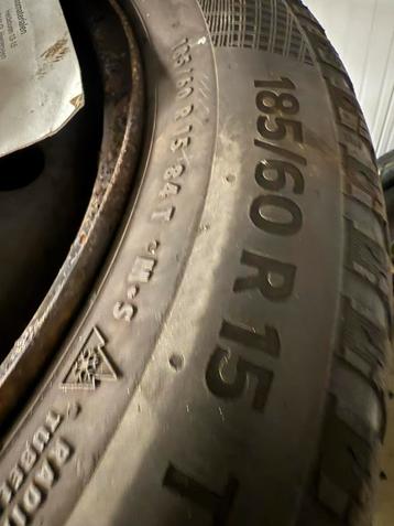 4x wielen stalen velg 185-60-15 4x100 steekmaat beschikbaar voor biedingen