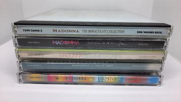 Partij van 5 Madonna CDs Muziek Albums beschikbaar voor biedingen