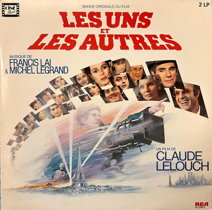 LP, Les uns et les autres., Cd's en Dvd's, Vinyl | Filmmuziek en Soundtracks, Gebruikt, 12 inch, Ophalen of Verzenden