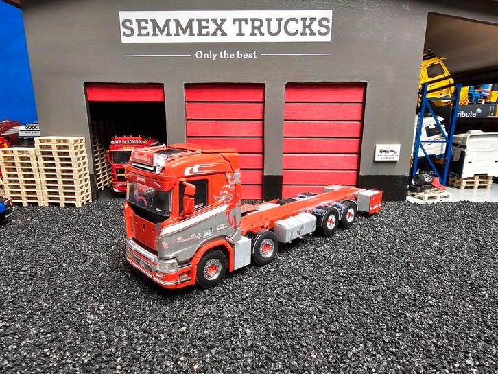 Wsi scania next gen 4 asser chassis b keus verbouw, Hobby en Vrije tijd, Modelauto's | 1:50, Gebruikt, Bus of Vrachtwagen, Wsi