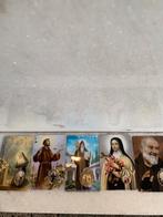 Geplastificeerde heiligen kaartjes met medaille en gebed., Ophalen of Verzenden, Nieuw