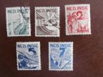 NED. INDIE 1946; serie VERSCH. VOORSTELLINGEN, Postzegels en Munten, Postzegels | Nederlands-Indië en Nieuw-Guinea, Verzenden