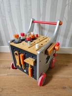 Janod loopkar / kluskar, Kinderen en Baby's, Speelgoed | Houten speelgoed, Ophalen, Gebruikt, Duw- of Trekspeelgoed