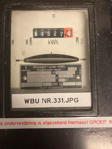 2 elektra meters. beschikbaar voor biedingen