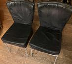 Eetkamer stoelen € 20,—, Huis en Inrichting, Stoelen, Ophalen, Gebruikt, Zwart, Twee