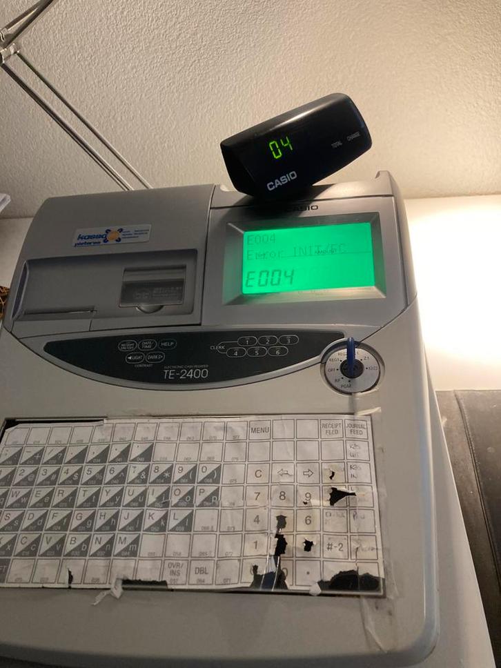 CASIO. TE-2400  KASSA, Computers en Software, Vintage Computers, Ophalen