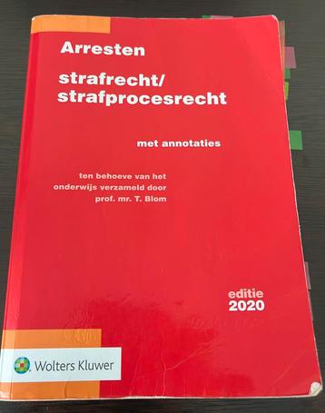 Arresten strafrecht/strafprocesrecht 2020 beschikbaar voor biedingen