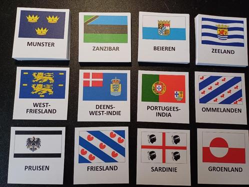 Aanvullingsset 96 verschillende vlaggen (Nederlandstalig), Postzegels en Munten, Munten en Bankbiljetten | Toebehoren, Ophalen of Verzenden