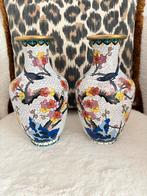 Twee cloisonné vazen, Antiek en Kunst, Ophalen of Verzenden