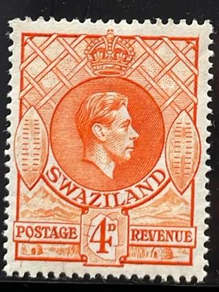 Swaziland - GVI - 4d p13,5x14, Postzegels en Munten, Postzegels | Afrika, Overige landen, Ophalen of Verzenden