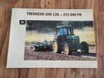 Tractor folder John Deere 128-215 pk, Boeken, Catalogussen en Folders, Ophalen of Verzenden, Zo goed als nieuw