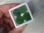 4 ronde jade schijfjes, Ophalen of Verzenden