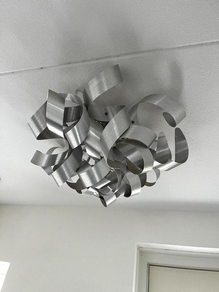 plafondlamp plafonnière Lucide atoma Lumidora lintenlamp, Huis en Inrichting, Lampen | Plafondlampen, Zo goed als nieuw, Metaal