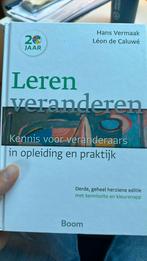 Léon de Caluwé - Leren veranderen, Ophalen of Verzenden, Zo goed als nieuw, Léon de Caluwé; Hans Vermaak