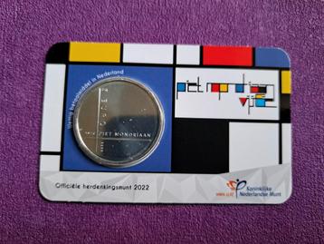 5 euro coincard 2022 Piet Mondriaan Vijfje  beschikbaar voor biedingen