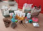 Hamsterkooi met veel benodigdheden / accessoires, Dieren en Toebehoren, Kooi, Minder dan 75 cm, Zo goed als nieuw, Hamster
