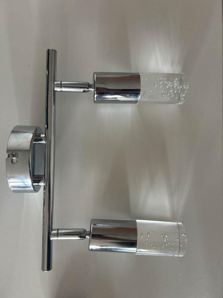 Wofi LED Spotlight - Chroom - Modern, Huis en Inrichting, Lampen | Wandlampen, Zo goed als nieuw, Metaal, Ophalen of Verzenden