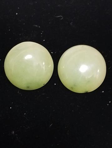 925 sterling zilveren jade klip oorbellen beschikbaar voor biedingen