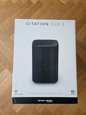 Harman Kardon Citation Sub S Zwart beschikbaar voor biedingen