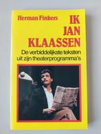 Herman Finkers - Ik Jan Klaassen, Ophalen of Verzenden, Gelezen, Herman Finkers, Cabaret