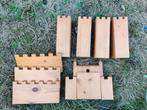 Antroposofisch houten kasteel Waldorf speelkasteel ridders, Ophalen of Verzenden, Zo goed als nieuw, Overige typen