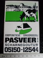 sticker cooperatieve grasdrogerij pasveer scharnegoutum logo, Verzamelen, Verzenden, Zo goed als nieuw, Bedrijf of Vereniging