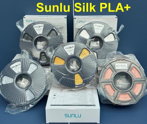 Sunlu Silk PLA+ Filament 1.75mm 1kg/rol, Computers en Software, 3D-printerbenodigheden, Nieuw, Ophalen of Verzenden