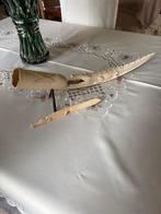 Prachtige handgesneden ivoren krokodil 51cm 1950, Antiek en Kunst, Ophalen of Verzenden