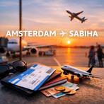 2 vliegtickets Amsterdam  Istanbul (SAW) – 12 maart, Tickets en Kaartjes, Twee personen, Vliegtuig, Met bestemming of datum