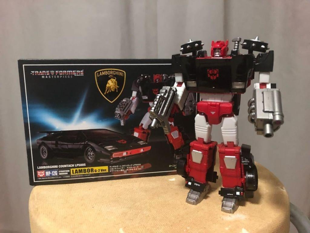 MP-12G Sideswipe Lambor G2 Version Masterpiece G1, G1, Ophalen of Verzenden, Zo goed als nieuw, Autobots