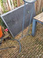 Tuintafel 150x90, Ophalen of Verzenden, Gebruikt, Rechthoekig, Metaal