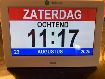 Heromi dementieklok dementie klok beschikbaar voor biedingen