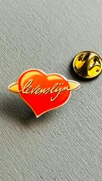 Levenslijn Hart Pin, Verzamelen, Speldjes, Pins en Buttons, Ophalen of Verzenden, Zo goed als nieuw, Overige onderwerpen, Speldje of Pin