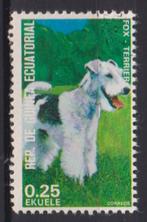 Guinea Ecuatorial Hond Fox Terriër, Ophalen of Verzenden, Gestempeld, Dier of Natuur