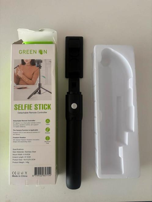 Green On Selfie Stick Nieuw & Ongebruikt, Audio, Tv en Foto, Fotografie | Statieven en Balhoofden, Zo goed als nieuw, Minder dan 150 cm