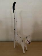 Wit houten beeldje van kat, Verzamelen, Ophalen of Verzenden, Zo goed als nieuw