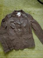In nieuwstaat leren jas Miss Etam, maat L, Bruin, Maat 42/44 (L), Ophalen of Verzenden, Zo goed als nieuw