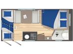 Caravelair 476, Frans bed, Bedrijf, Treinzit, 5 tot 6 meter