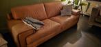 Cognac leren Natuzzi bank - Italiaans design, Ophalen, Gebruikt, Driepersoons, Klassiek, comfortabel