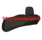 Zadel zwart retro scooter geribbelde 444090CH + kussentje, Ophalen of Verzenden, 50cc-Scooterparts, Info@50cc-scooterparts.nl