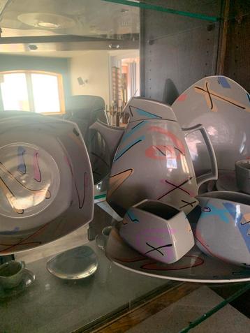 Vintage Theeservies met Uniek Design Dorothy Hafner beschikbaar voor biedingen