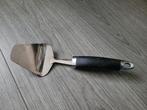 Zwart zilverkleurige kaasschaaf ~ NH6106, Ophalen of Verzenden, Gebruikt, Rvs of Chroom, Los bestek