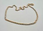 Gouden tri-color vintage rope/koord schakel ketting.2025/801, ., Ophalen of Verzenden, Zo goed als nieuw, .